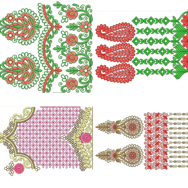 50 Big Border Embroidery Designs | November 2020 Bulk Download