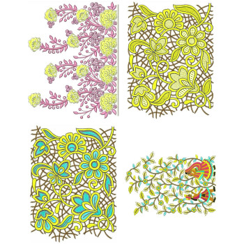 50 Big Border Embroidery Designs | November 2020 Bulk Download