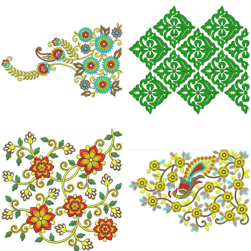 50 Big Border Embroidery Designs | November 2020 Bulk Download