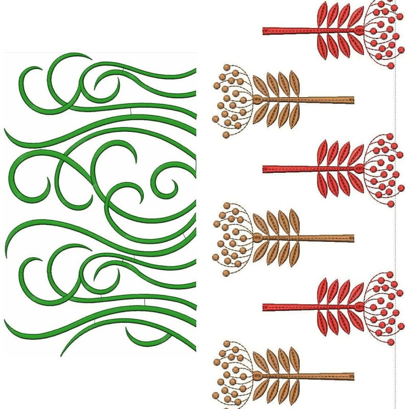50 Big Border Embroidery Designs | November 2020 Bulk Download