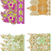 50 Big Border Embroidery Designs | November 2020 Bulk Download