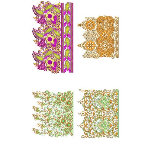 50 Big Border Embroidery Designs | November 2020 Bulk Download