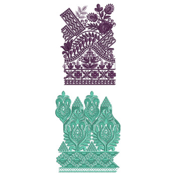 10 Big Border Embroidery Designs August 2021 Bulk Download Vol-1