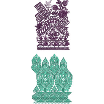 10 Big Border Embroidery Designs August 2021 Bulk Download Vol-1