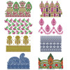 10 Big Border Embroidery Designs Ag 21 BD VL-5
