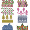 10 Big Border Embroidery Designs Ag 21 BD VL-5