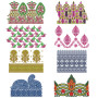 10 Big Border Embroidery Designs Ag 21 BD VL-5