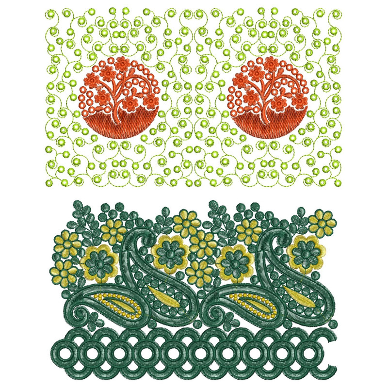 10 Big Border Embroidery Designs | August 2021 Bulk Download Vol-3