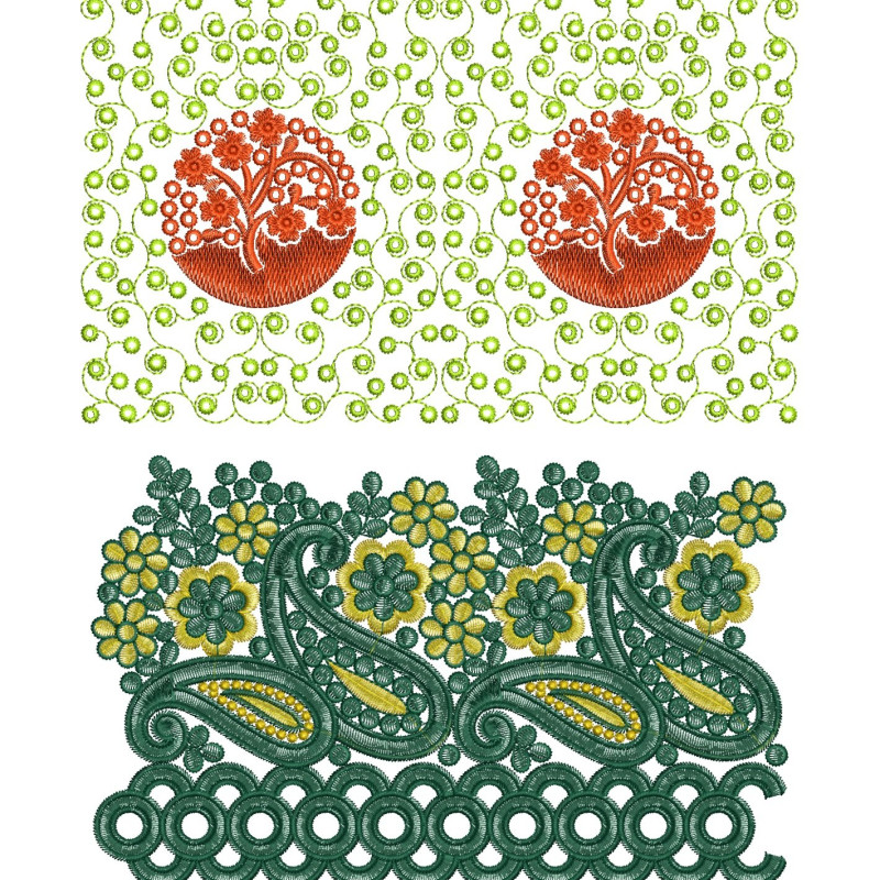 10 Big Border Embroidery Designs | August 2021 Bulk Download Vol-3