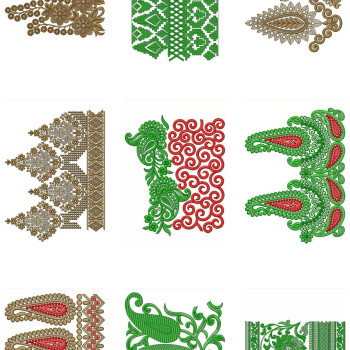 50 Big Border Embroidery Designs | January 2021 Bulk Download