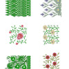 50 Big Border Embroidery Designs | February 2021 Bulk Download