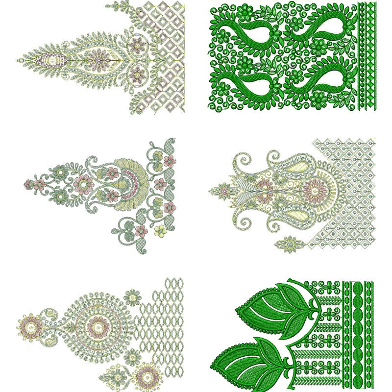 50 Big Border Embroidery Designs | February 2021 Bulk Download