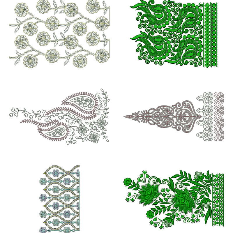 50 Big Border Embroidery Designs | February 2021 Bulk Download