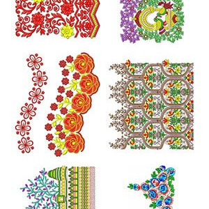 50 Big Border Embroidery Designs | August 2020 Bulk Download