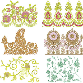50 Big Border Embroidery Designs | July 2021 Bulk Download