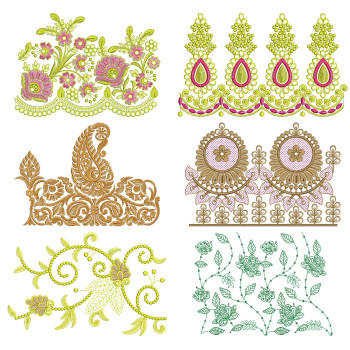 50 Big Border Embroidery Designs | July 2021 Bulk Download