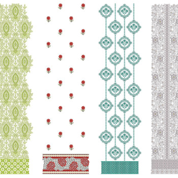 50 Daman Embroidery Designs | June 2021 Bulk Download