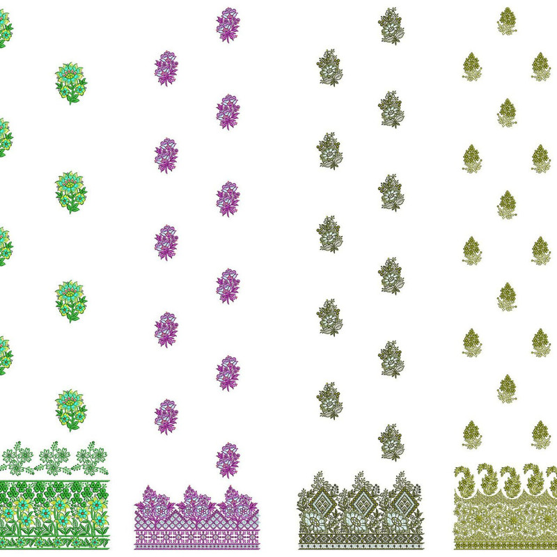 50 Daman Embroidery Designs | June 2021 Bulk Download