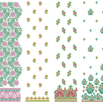 50 Daman Embroidery Designs | July 2021 Bulk Download