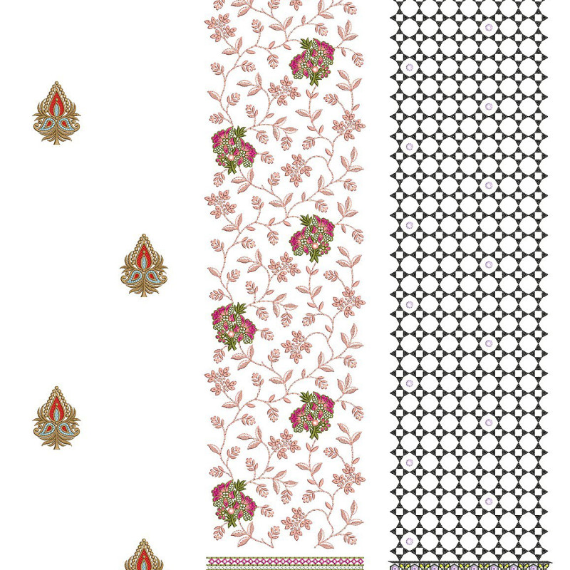 50 Daman Embroidery Designs | July 2021 Bulk Download