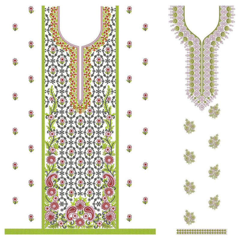 50 Dress Embroidery Designs | june 2021 Bulk Download