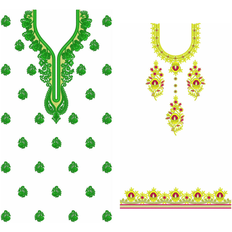 50 Dress Embroidery Designs | November 2020 Bulk Download