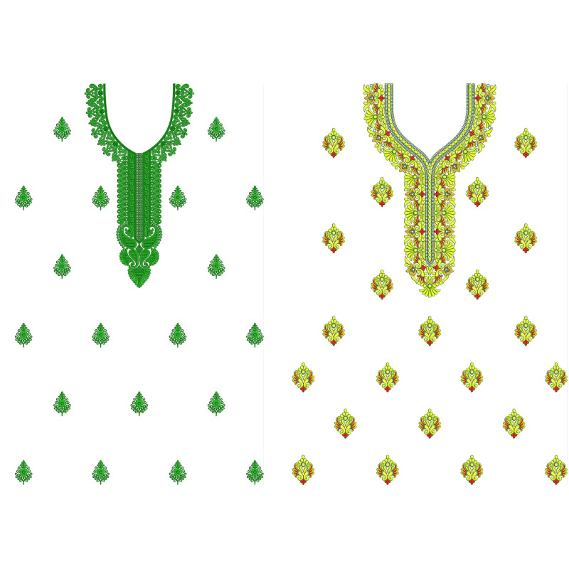 50 Dress Embroidery Designs | November 2020 Bulk Download