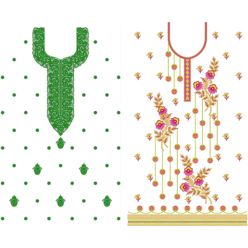 50 Dress Embroidery Designs | November 2020 Bulk Download