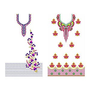 50 Dress Embroidery Designs | August 2020 Bulk Download