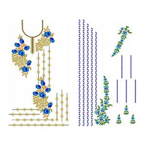 50 Dress Embroidery Designs | August 2020 Bulk Download