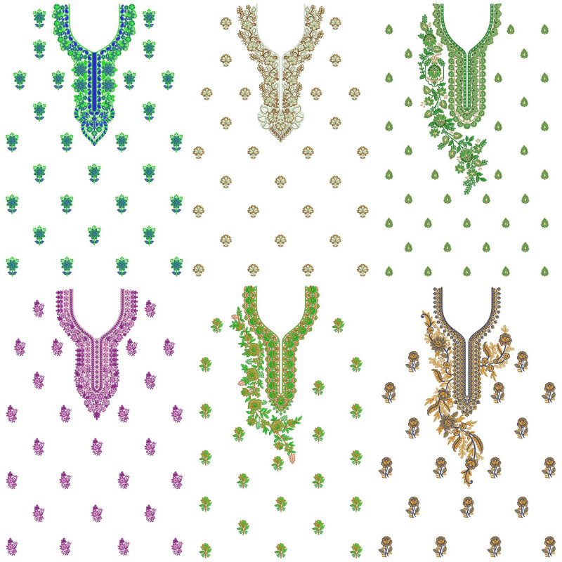 50 Dress Embroidery Designs | July 2021 Bulk Download