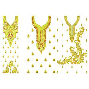 50 Dress Embroidery Designs | July 2020 Bulk Download