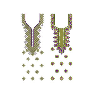 50 Dress Embroidery Designs | May 2020 Bulk Download