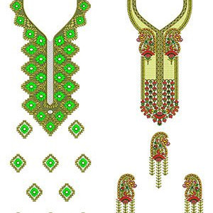 50 Dress Embroidery Designs | May 2020 Bulk Download