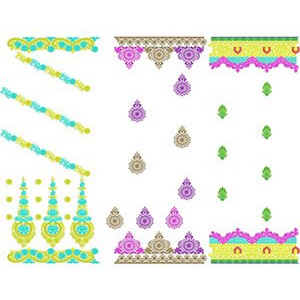 Dupatta June 2015 Bulk Download | 50 Designs