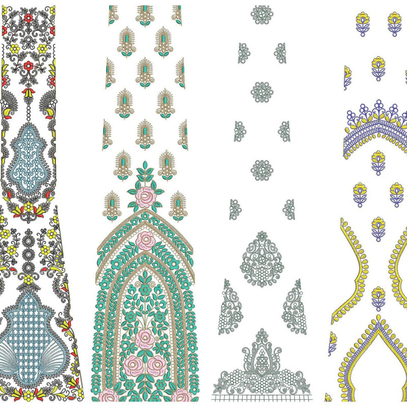 50 Special Cording Lehenga Embroidery Designs | June 2021 Bulk Download
