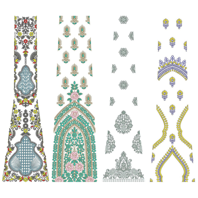 50 Special Cording Lehenga Embroidery Designs | June 2021 Bulk Download