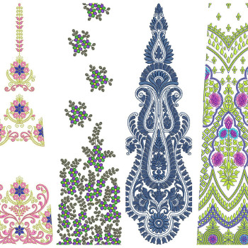 50 Special Cording Lehenga Embroidery Designs | June 2021 Bulk Download