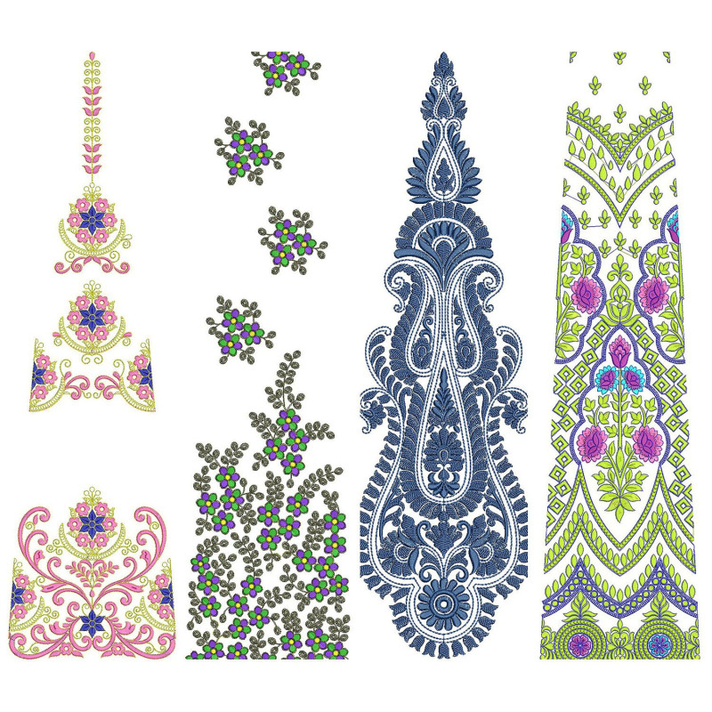 50 Special Cording Lehenga Embroidery Designs | June 2021 Bulk Download