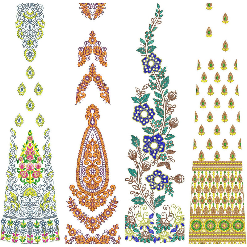 50 Special Cording Lehenga Embroidery Designs | June 2021 Bulk Download