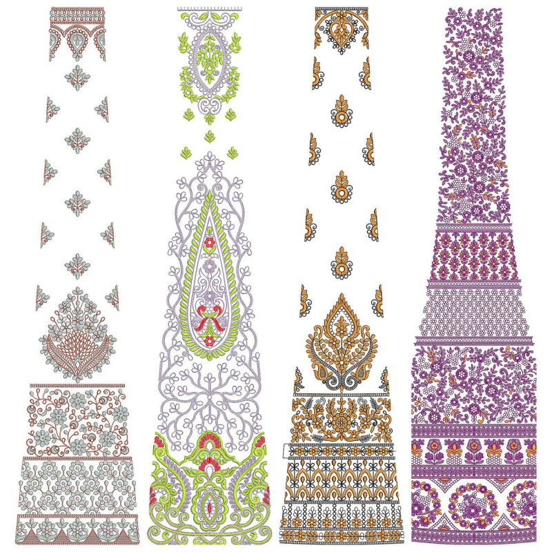 50 Special Cording Lehenga Embroidery Designs | June 2021 Bulk Download