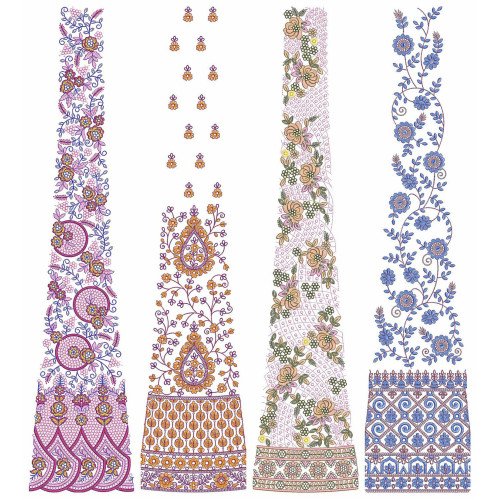 50 Special Cording Lehenga Embroidery Designs | June 2021 Bulk Download