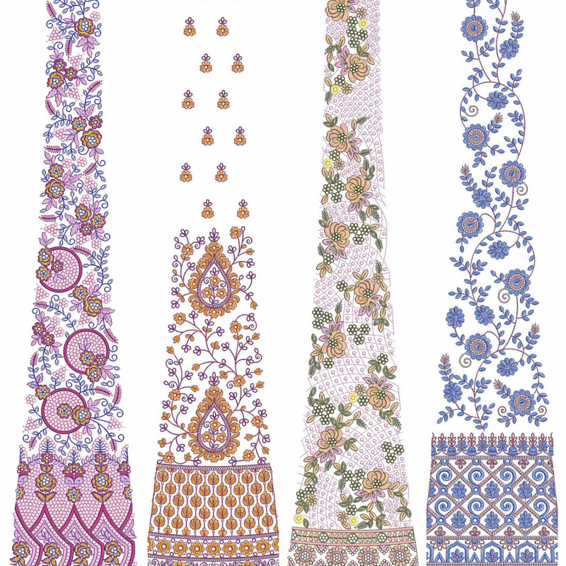 50 Special Cording Lehenga Embroidery Designs | June 2021 Bulk Download