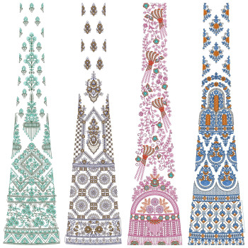 10 Cording Kali Embroidery Designs | August 2021 Bulk Download Vol-2