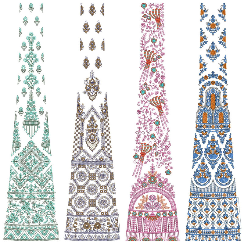 10 Cording Kali Embroidery Designs | August 2021 Bulk Download Vol-2