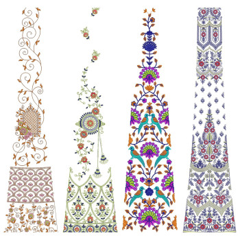 10 Cording Kali Embroidery Designs | August 2021 Bulk Download Vol-5