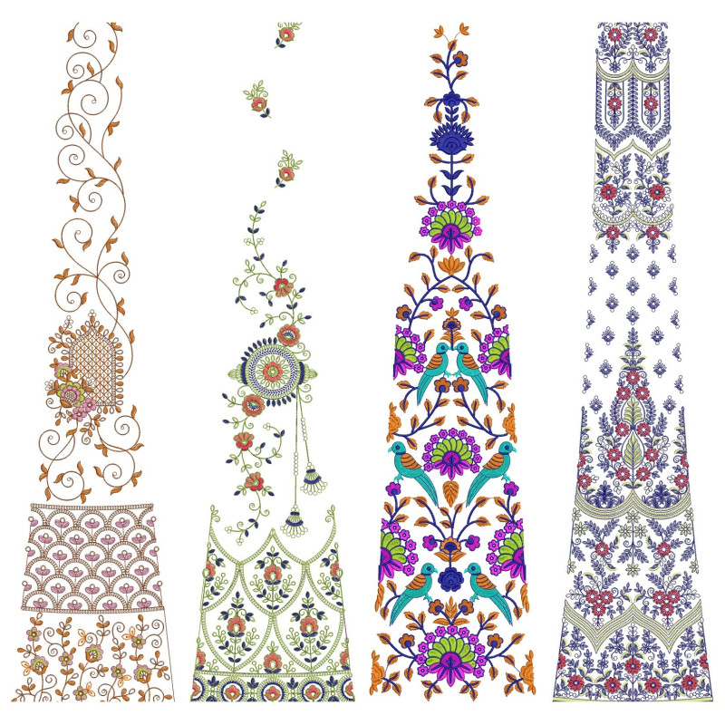 10 Cording Kali Embroidery Designs | August 2021 Bulk Download Vol-5