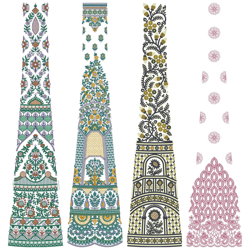 10 Cording Kali Embroidery Designs | August 2021 Bulk Download Vol-2