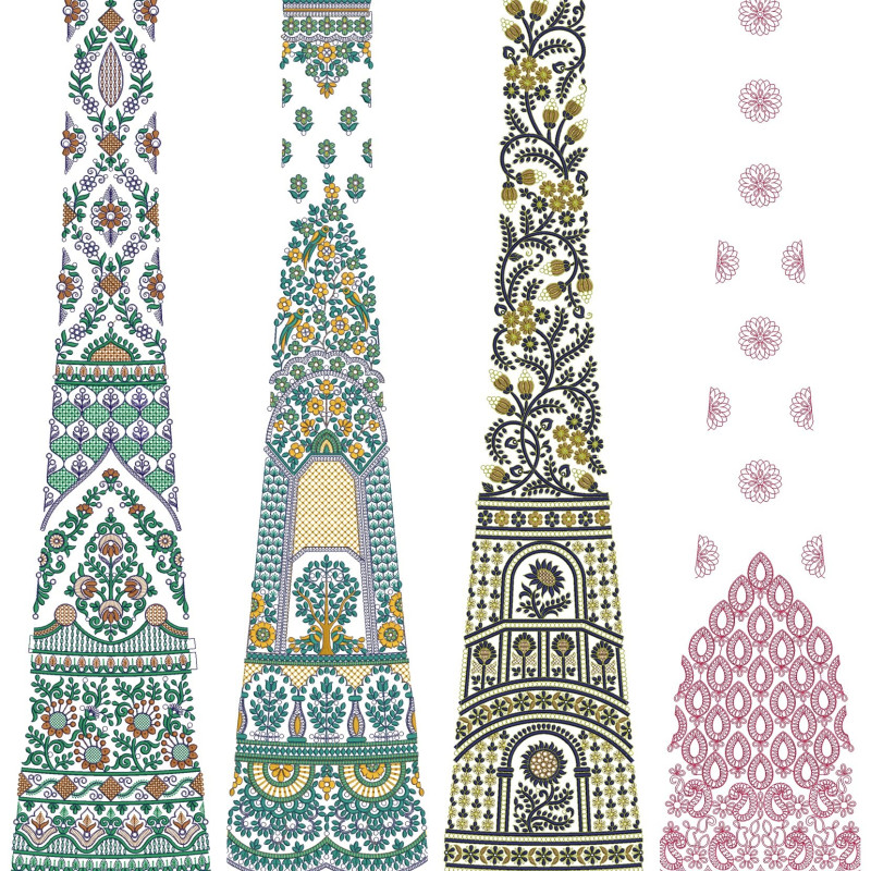 10 Cording Kali Embroidery Designs | August 2021 Bulk Download Vol-2