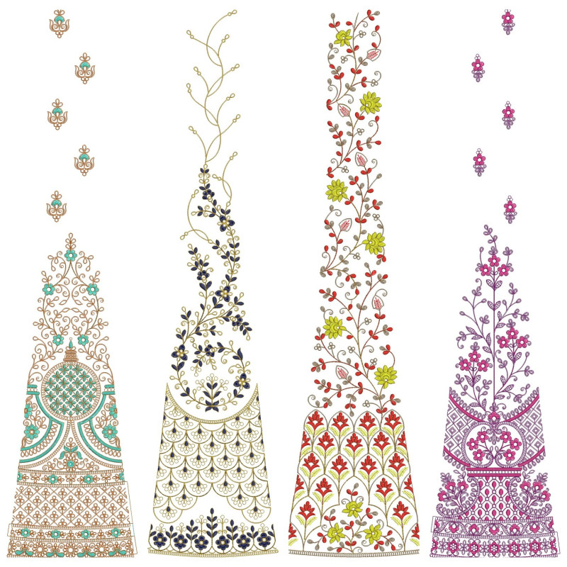 10 Cording Kali Embroidery Designs | August 2021 Bulk Download Vol-3